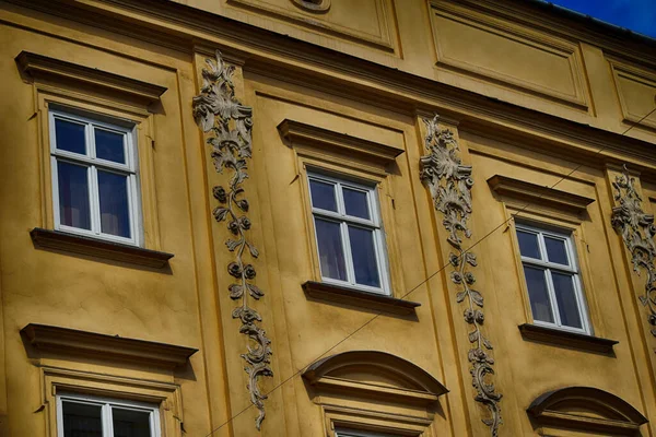 Vackra Historiska Historiska Polska Staden Krakow Vacker Solig Sommarsemester Dag — Stockfoto