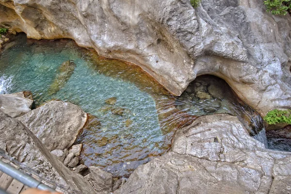 Een Prachtig Natuurlijk Wild Landschap Turkse Bergen Met Een Interessante — Stockfoto