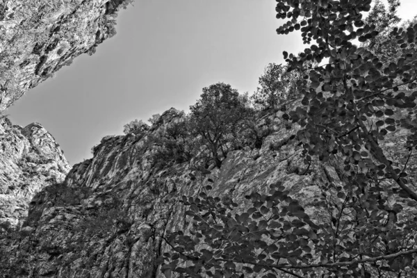 Een Prachtig Natuurlijk Wild Landschap Turkse Bergen Met Een Interessante — Stockfoto