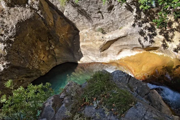 Een Prachtig Natuurlijk Wild Landschap Turkse Bergen Met Een Interessante — Stockfoto