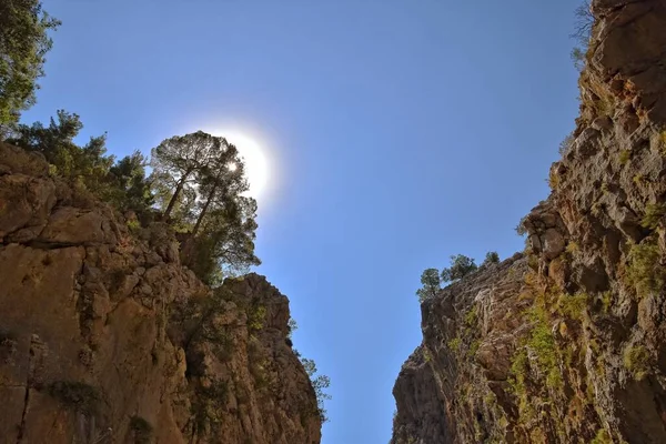 Uma Bela Paisagem Selvagem Natural Nas Montanhas Turcas Com Uma — Fotografia de Stock