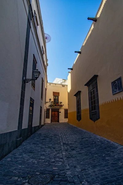 Bela Paisagem Urbana Capital Espanhola Ilha Canária Las Palmas Gran — Fotografia de Stock