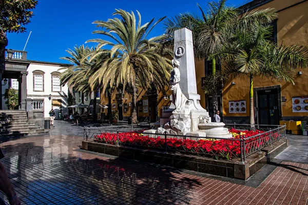 Wunderschöne Stadtlandschaft Der Spanischen Hauptstadt Las Palmas Gran Canaria Mit — Stockfoto