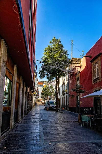 Gyönyörű Városi Táj Spanyol Fővárosból Kanári Sziget Las Palmas Gran — Stock Fotó
