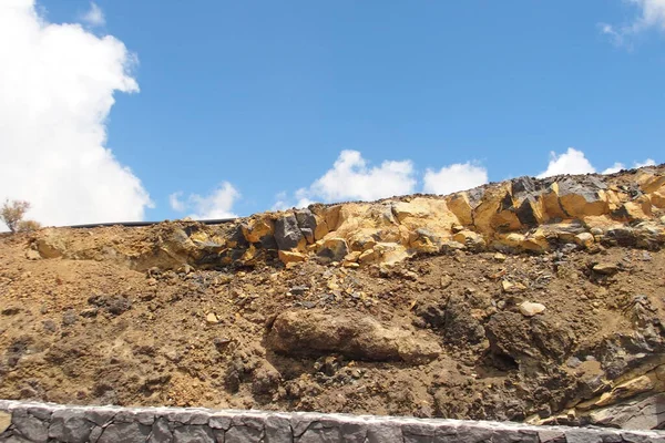 Spanyol Kanarya Adası Tenerife Teide Çevresindeki Güzel Sakin Dağ Manzarası — Stok fotoğraf