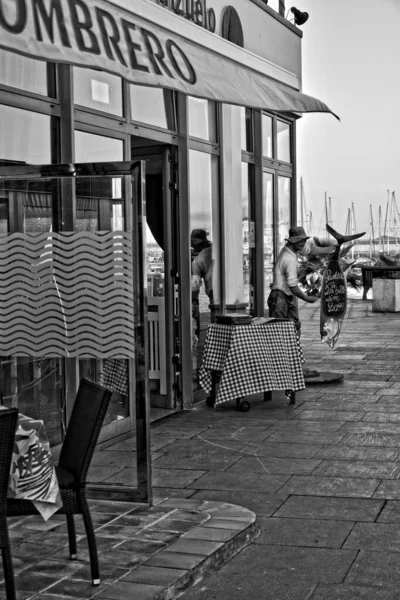 Bela Cidade Corralejo Ilha Canária Espanhola Fuerteventura Dia Quente Férias — Fotografia de Stock