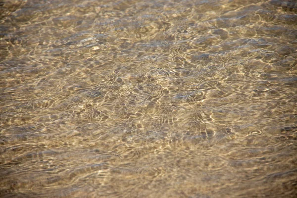 Nahaufnahme Originalhintergrund Aus Goldenem Sand Strand — Stockfoto