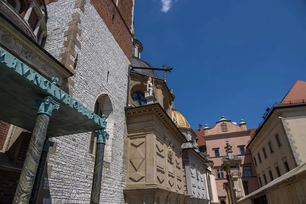 Bellissima Cattedrale Storica Castello Reale Wawel Polonia Cracovia — Foto Stock