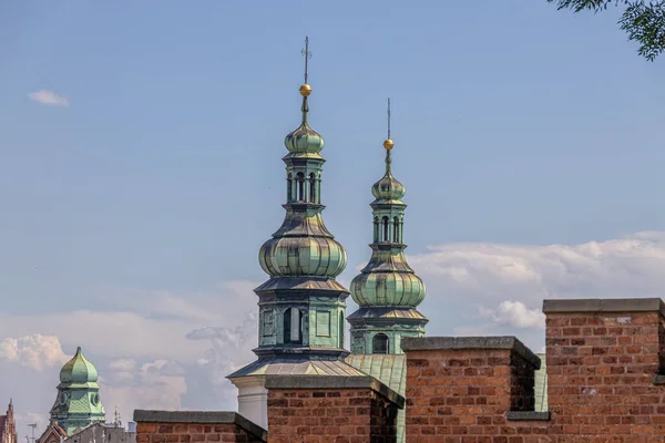 Schöne Aussicht Auf Die Altstadt Von Krakau Polen Einem Sommertag — Stockfoto