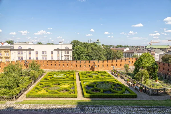 Beautiful View Old Town Krakow Poland Summer Day Wawel Castle — Stock Photo, Image