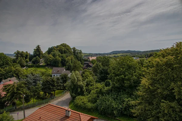 Prachtig Uitzicht Het Stadje Dobczyce Polen — Stockfoto