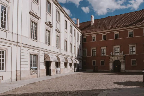 Schöne Königliche Burg Polen Warschau Einem Sommertag — Stockfoto