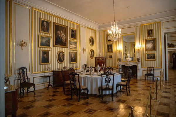 Prachtig Historisch Interieur Van Het Koninklijk Kasteel Warschau Polen — Stockfoto