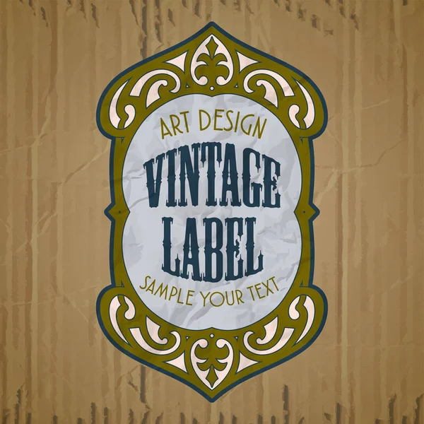 Vector Vintage Items Cover Art Nouveau — Stock Vector