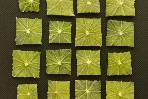 Wallpaper Van Lime Gesneden Vierkante Vorm Rangschikken Naar Matrix — Stockfoto