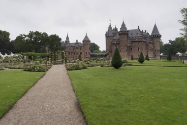 sırasında bulutlu gün manzaraya kast De Haar, Hollanda