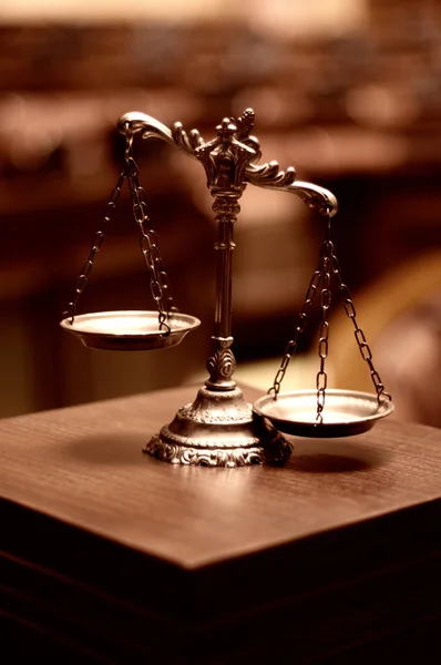 法律与正义的象征 正义的尺度 法律与正义与法治理念 — 图库照片
