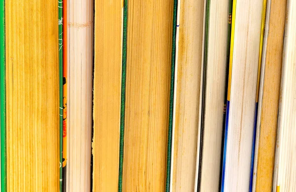 Texture Various Books Stacked Pile — Stock Photo, Image