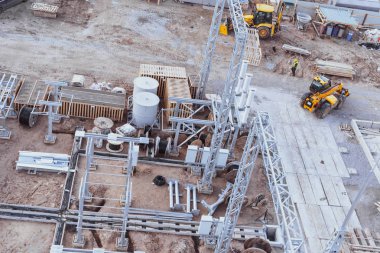 Yeni elektrik Trafo Merkezi İnşaatı üst görülmektedir