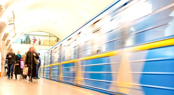 Trafic de passagers par métro — Photo