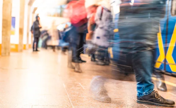 Trafic de passagers par métro — Photo