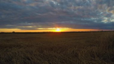 günbatımı gökyüzü zaman atlamalı