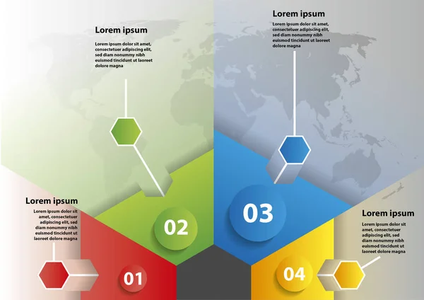 Infographic 템플릿 — 스톡 벡터