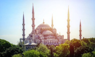 Görünüm Sultanahmet Camii (sultanahmet camii) İstanbul, Türkiye