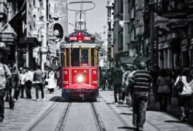 Taksim Istiklal Caddesi. Istanbul, Türkiye