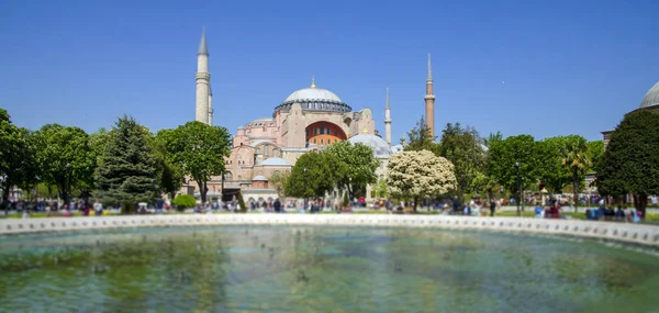 Sultanahmet Park Hagia Sophia Ayasofya Museum Istanbul Turkey — Stock Photo, Image