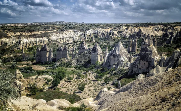 Rochers Ressemblant Des Champignons Cappadoce Turquie — Photo