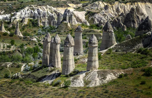 Rocas Que Parecen Setas Capadocia Turquía —  Fotos de Stock