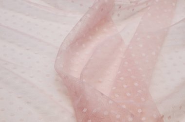 Poliamid kumaş lekeli hafif pembe elastan ile ile.
