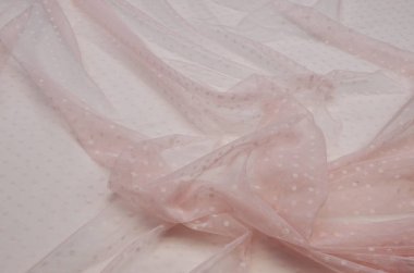 Poliamid kumaş lekeli hafif pembe elastan ile ile.