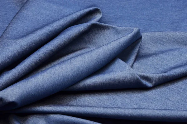 Stretch Denim Blue Color — Stock Photo, Image