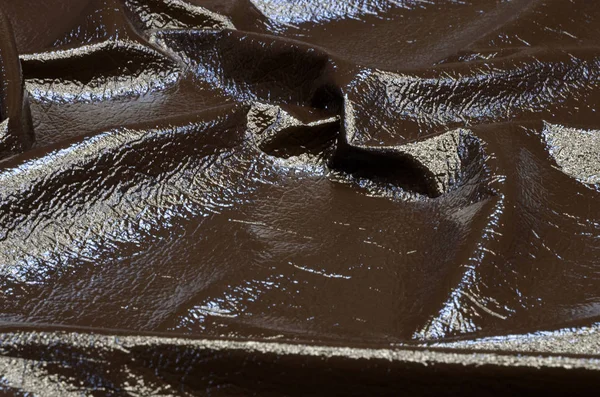 Pu deri kahverengi Lake poliamid örgü.