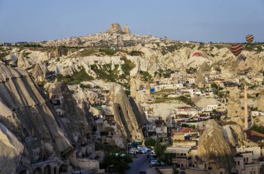 Ünlü Göreme, Kapadokya Balon fligths ortasına.