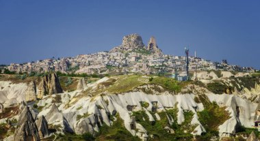 Ünlü Göreme, Kapadokya Balon fligths ortasına.