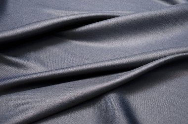 Kumaş uygun yün ve elastan siyah streç