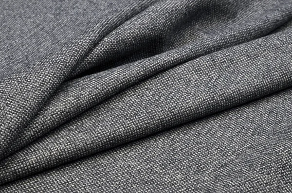 Suit fabric, tweed gray wool.