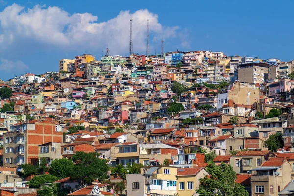 Izmir Turquía Mayo 2017 Vista Panorámica Ciudad Izmir Desde Edificio — Foto de Stock