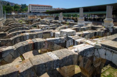 14 Haziran 2017 Türkiye, Izmir, antik Yunan kenti İzmir Agora