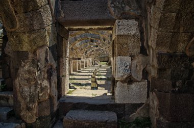14 Haziran 2017 Türkiye, Izmir, antik Yunan kenti İzmir Agora