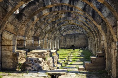 Smyrna antik şehir Izmir, Türkiye'de Agora