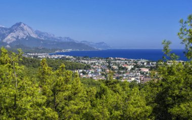Antalya Kemer bölgesindeki büyük görünüm.