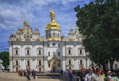 Kiev Ukrayna 15 06 2008: Kiev Pechersk Lavra ya da Kiev Pechersk mağaraları, Kiev Manastırı da bilinen Lavra olduğunu Kiev bir bölgelerine adını veren tarihi Ortodoks Hıristiyan manastır