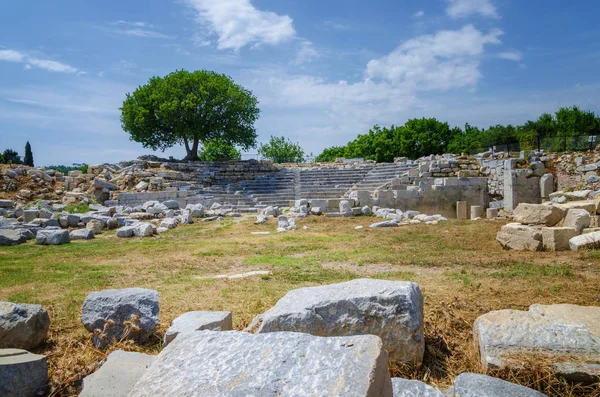 Ruinas Antigua Ciudad Teos Sigacik Seferihisar Izmir Turquía — Foto de Stock