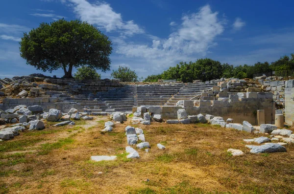 Teos 古城遗址 Sigacik Seferihisar 伊兹密尔 土耳其 — 图库照片