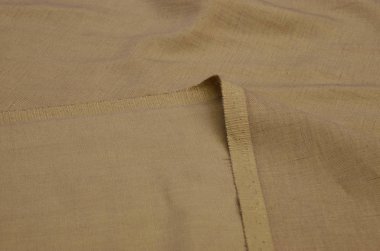 Pamuk kumaş hafif kahverengi renk