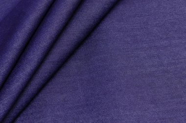 Koyu mavi kot pamuk kumaş